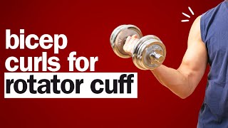 Are Bicep Curls Actually Good for Healing a Rotator Cuff Tear [upl. by Socha301]