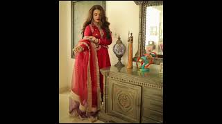 Zara Noor Abbas Red Dress Gorgeoua Beautiful Pictures💞💞subscribe zaranoorabbas trending viral [upl. by Ulda]