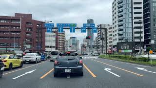 MOVING JAPAN【road trip】 TOKYO JAPAN【moving car】TOKYOTO【back road】TOSHIMAKU quotYAMATEDOURIquot [upl. by Melita]