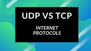 UDP vs TCP Internet Protocols [upl. by Anatollo]