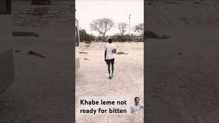 Khabe leme not ready for bitten prank comedy dontlearnfromkhaby shorts funny realfoolsshorts63 [upl. by Macario]