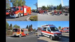 Explosion auf Industriegelände Großübung mit Feuerwehr und Rettungsdienst in Rödermark [upl. by Egedan]