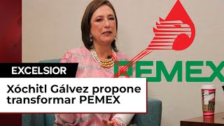 El plan de Xóchitl Gálvez para transformar a PEMEX en Emex [upl. by Strawn]