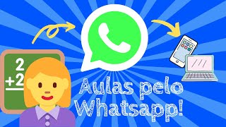 COMO MANDAR ARQUIVOS GRANDES E VIDEOAULAS PELO WHATSAPP  2020 [upl. by Asek747]