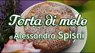 Torta di mele di Alessandra Spisni ricetta [upl. by Esiuole]