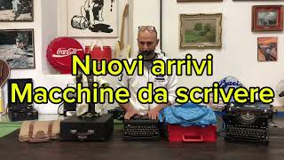 Macchine da scrivere Olivetti Valentine M40 Italia 90 Studio 42 Lettera 22 32 Everest [upl. by Tsepmet]