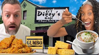 Brits Try Louisiana Soul Food For The First Time In New Orleans USA [upl. by Nimaj]