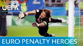 Best EURO penalty shootout saves Schmeichel Seaman and Casillas [upl. by Nevets319]