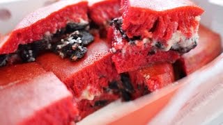 Street Food Martabak Manis Red Velvet Oreo [upl. by Maxama231]