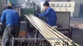 Brass angle valve production machinery and equipment [upl. by Boynton889]