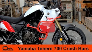 Yamaha Tenere 700 Crash Bars Installation by Outback Motortek [upl. by Eniffit]