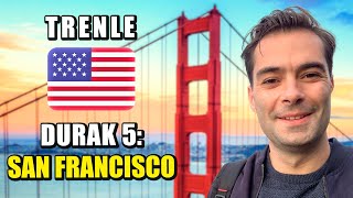 Türk köprüsü Golden Gate 🇹🇷 Golden State Warriors maçı 🏀 Alcatraz Hippiler NBA San Francisco Vlog [upl. by Antonin]