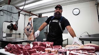 How to Butcher a Cow  ENTIRE BREAKDOWN  by The Bearded Butchers [upl. by Nosrak665]