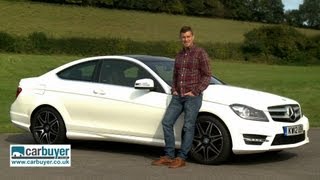 Mercedes CClass coupe review  CarBuyer [upl. by Lodnar]