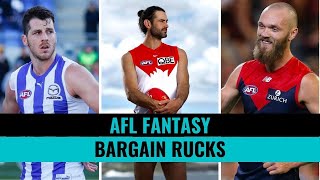 AFL Fantasy 2024 Bargain Rucks [upl. by Blaze]