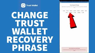 How to Change Trust Wallet Recovery Phrase 2022 [upl. by Reste558]