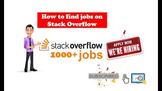 How to find jobs on Stack Overflow  Stack Overflow  Jobs with Education [upl. by Llenrup391]