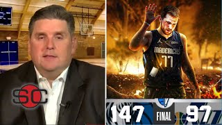 Luka Doncic is UNREAL  Brian Windhorst on Mavs star tripledouble 40 Pts to Mavs crush Jazz 14797 [upl. by Xever]