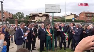 Roma inaugurato a Trigoria un giardino intitolato a Nils Liedholm [upl. by Myrlene]