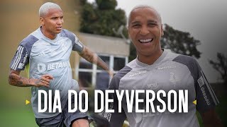 3 GOLS e MUITA RESENHA 😂 O PRIMEIRO TREINO do DEYVERSON como JOGADOR DO GALO [upl. by Rashida193]