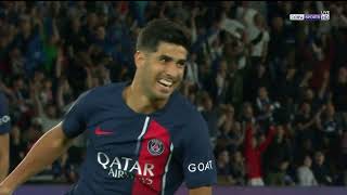 Marco Asensio Scores His First Ligue 1 Goal For PSG 🇫🇷 [upl. by Lyckman]