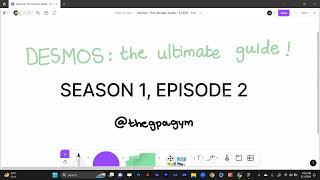 Desmos for Digital SAT The Ultimate Guide Season 1 Episode 2 🚀 [upl. by Retse17]