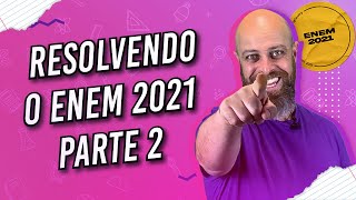 Resolvendo o Enem 2021 – Parte 2 Prof Noslen [upl. by Teillo]