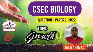 CSEC Biology Question 1 paper 2 2022 [upl. by Garv916]