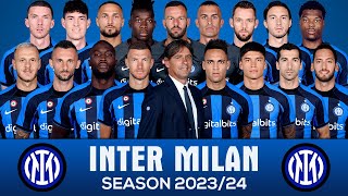 INTER MILAN SQUAD 202324 UNDER SIMONE INZAGHI [upl. by Rikahs]