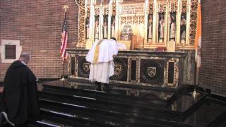 Dominican Rite Low Mass Commentary  B5 Kiss altar [upl. by Lynden89]