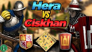 Spanish vs Lithuanians  1v1 Arabia  vs Ciskhan  AoE2 [upl. by Bale793]