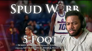 A DUNKING LEGEND Spud Webb  5 foot 7 Reaction [upl. by Giulietta]