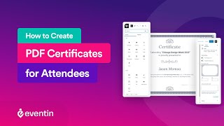 Create Certificates in WordPress for Event Attendees with PDF Certificate Builder [upl. by Turne247]