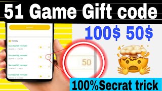 51 gift code  51 free gift code  51 gift code telegram channel  51 game gift code 🎁 today [upl. by Shewmaker]