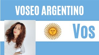 El voseo en español  Voseo Argentino español argentina [upl. by Nawiat641]