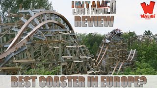 Untamed Review Walibi Holland RMC Hybrid Coaster  Best Roller Coaster in Europe [upl. by Alec]