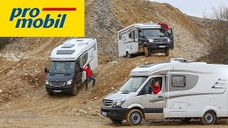 Antriebskonzepte im Vergleich  Mit drei Reisemobilen im Offroadpark [upl. by Philana]