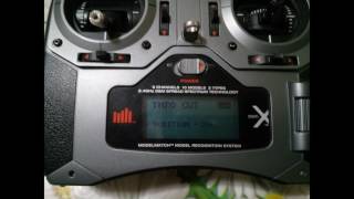 Programming the transmitter Spektrum DX6i for E Flite Convergence [upl. by Nottarts]