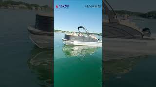 The Harris Pontoon Boats redefine waterfront leisure with their unmatched comfort  Navnit Marine [upl. by Ateekal]