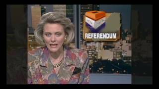 White South Africa votes in 1992 referendum 25 years ago [upl. by Asselem]