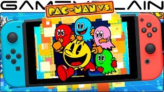 Testing PacMan Vs Multiplayer on 2 Nintendo Switches w Download Play App Namco Museum Gameplay [upl. by Anitsugua]