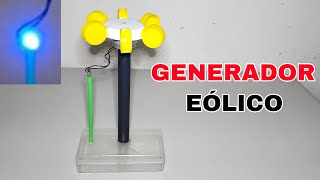 Cómo Hacer un Generador de Energia Eolica para la Escuela [upl. by Ettelegna]