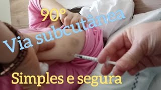 Via subcutâneasimples de aplicar [upl. by Nananne639]