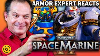 Historian amp Armor Expert Reacts to Warhammer 40k Space Marine 2s Weapons amp Armor [upl. by Llerrad]