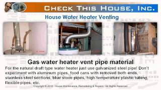 Hot Water Heater Venting How To Vent a Gas Water Heater [upl. by Anot238]