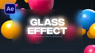 Create Frosted Glass in After Effects  After Effects Tutorial  No Plugins [upl. by Anerbes]