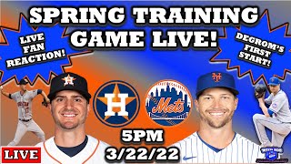 Mets vs Astros Spring Training Game 3 LIVEMets Fan ReactionMets GameMets Hot StoveMets News [upl. by Particia]