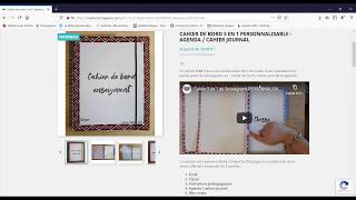 Tutoriel pour personnaliser son cahier de bord [upl. by Reiter]