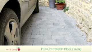 Bradstone Infilta Permeable Block Paving [upl. by Timi]