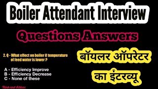 Top 10 Interview Questions on Boiler  ALP Questions Answers [upl. by Dori]